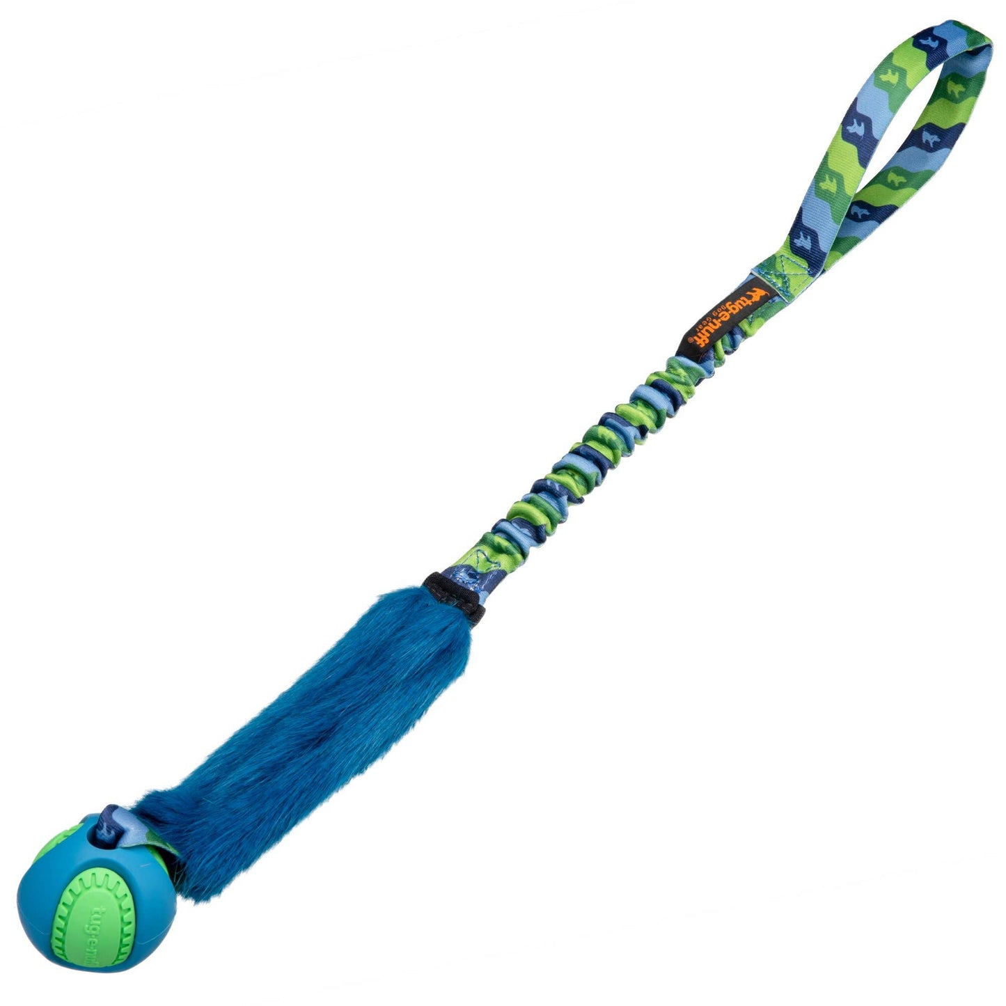 Fauxtastic PowerBall Bungee | Strong Dog Toys | Tug-E-Nuff