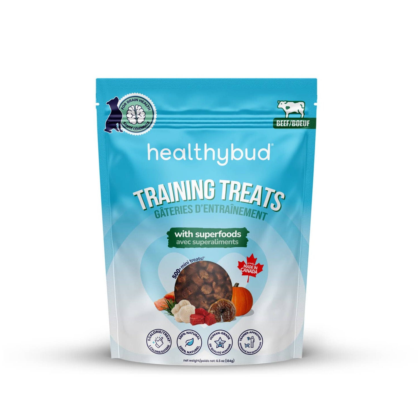 Healthybud's Functional Beef Mini Training Treat for Dogs
