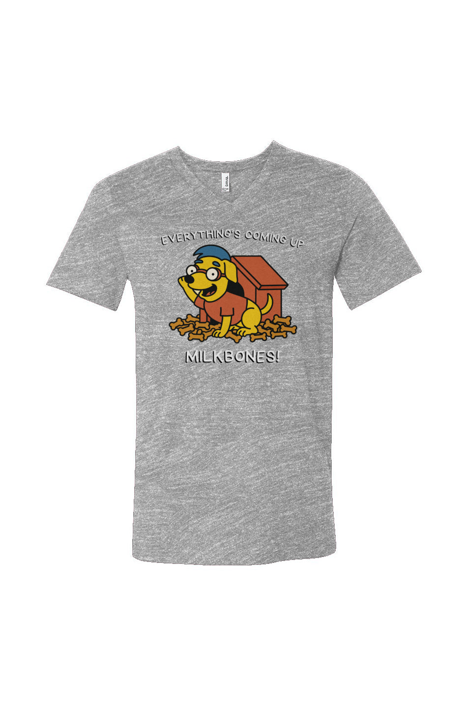 The Coming Up Milhouse Parody Dog Lover T-Shirt – Funny Simpsons Style Dog Tee