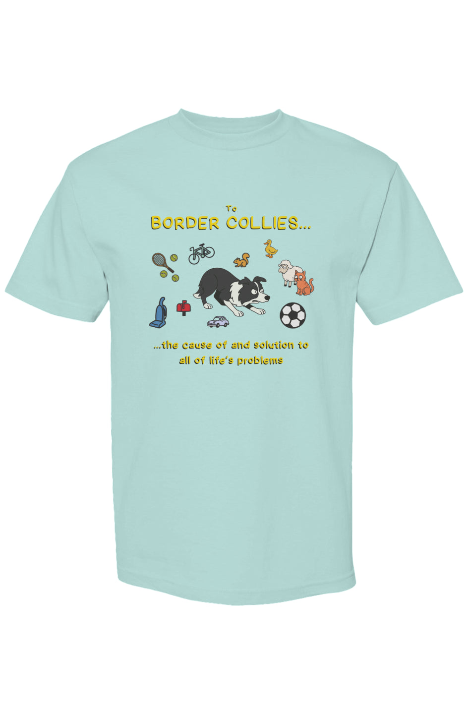 Border Collie Parody Dog T-Shirt – for Smart & Energetic Dog Lovers