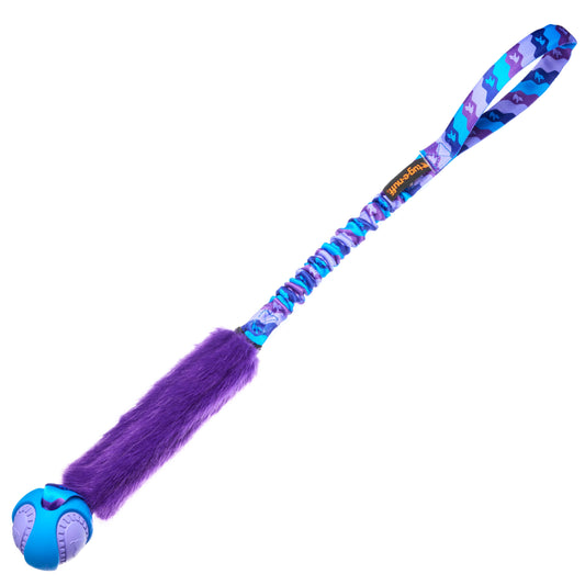 Fauxtastic PowerBall Bungee | Strong Dog Toys | Tug-E-Nuff