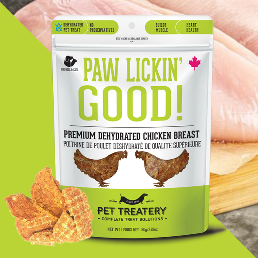 Chicken Breast Dehydrated Pet Treats: High-Protein & Vitamin
