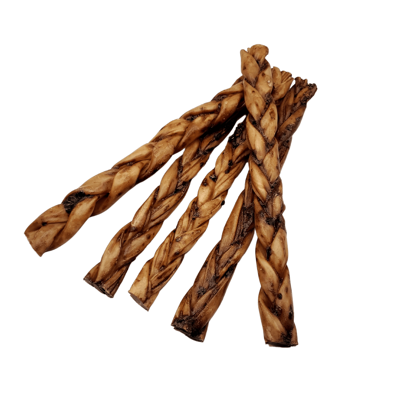 Braided Beef Collagen Stick - Natural - Liver Glazed - 12"