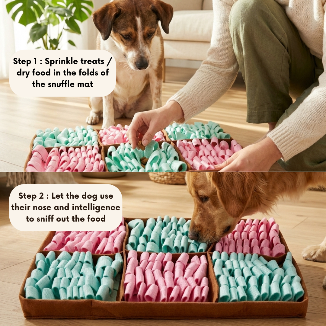 Gourmet Delights™ by LuvMyFido | Puzzle Mat for Dogs & Cats