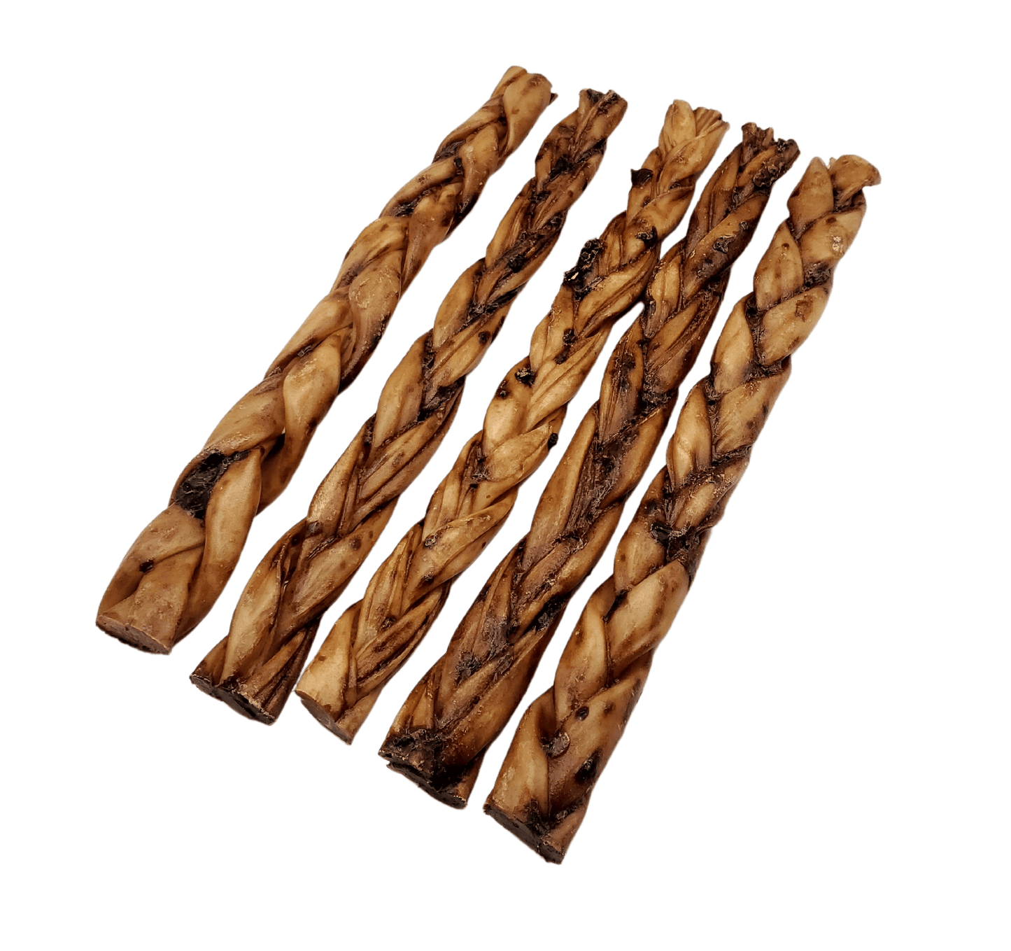 Braided Beef Collagen Stick - Natural - Liver Glazed - 12"