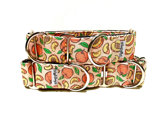 Peach Slices Dog Collar