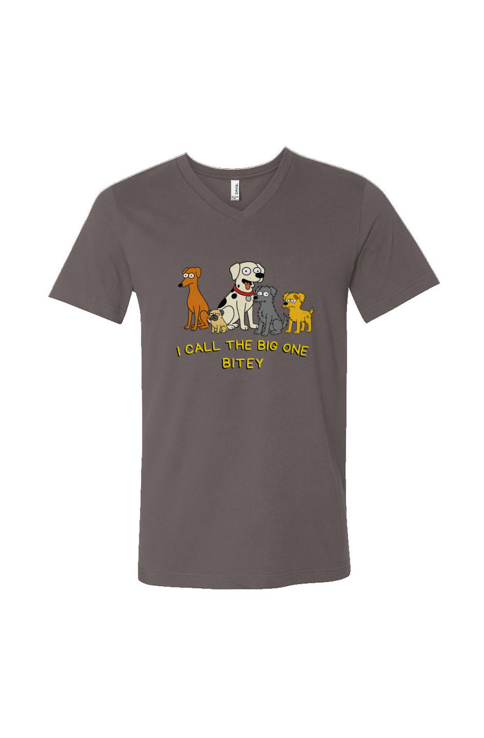 The Bitey One Funny Dog T-Shirt – Simpsons Parody Tee for Reactive Dogs & Dog Parents