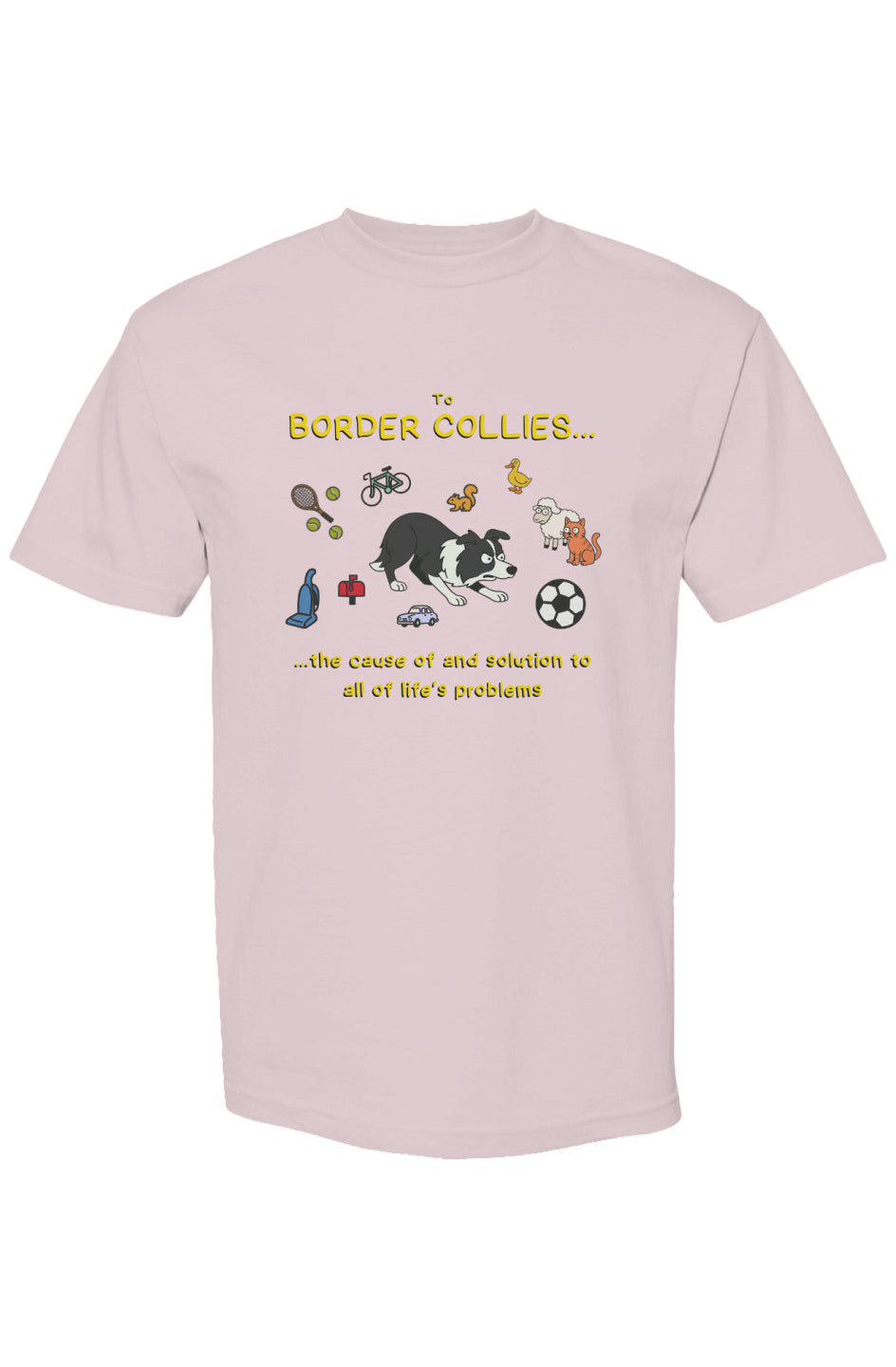 Border Collie Parody Dog T-Shirt – for Smart & Energetic Dog Lovers