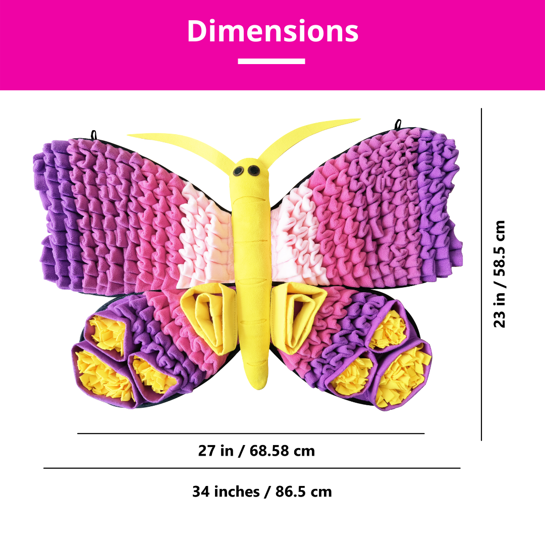 Radiant Butterfly™ Snuffle Mat | Level 3 | Dog Sniffing Mat
