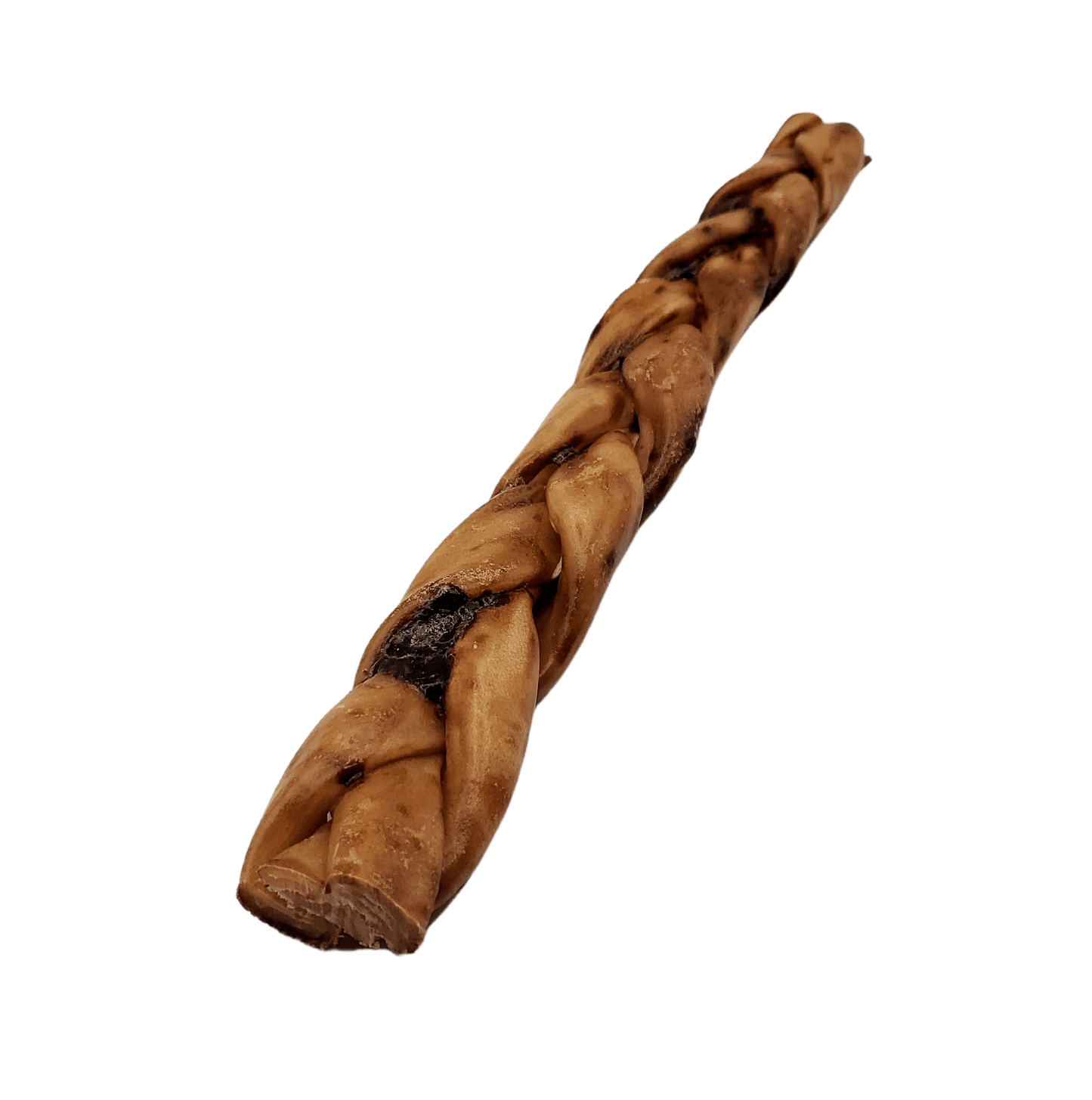 Braided Beef Collagen Stick - Natural - Liver Glazed - 12"