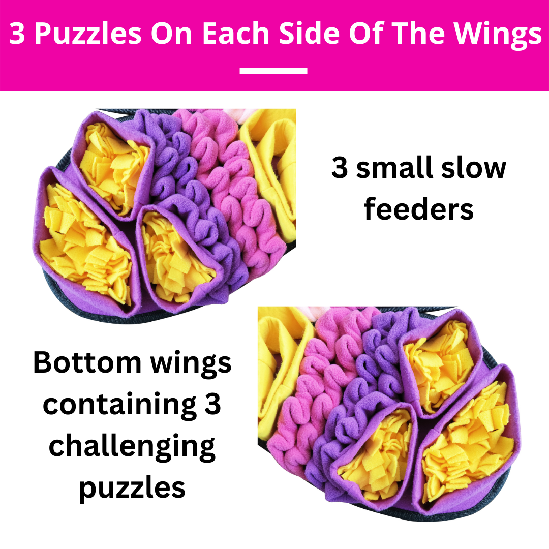 Radiant Butterfly™ Snuffle Mat | Level 3 | Dog Sniffing Mat