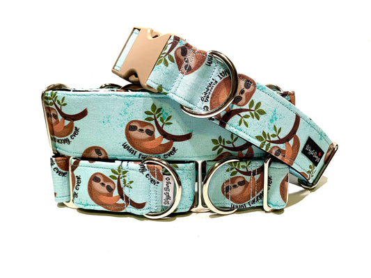 F-Bomb Sloth Dog Collar